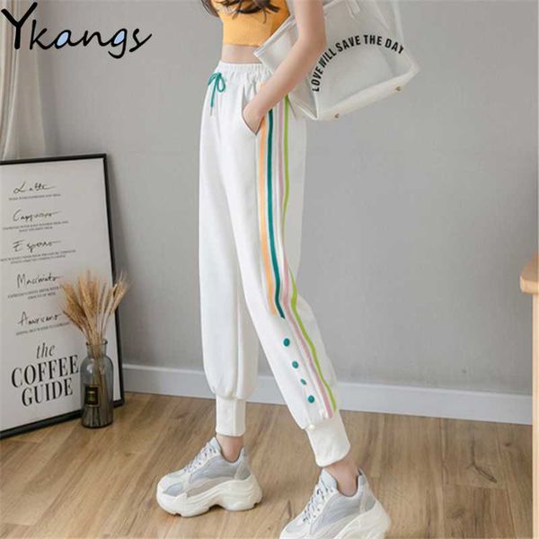 women's pants & capris summer sweatpants loose trousers sport elastic high waist harem baggy harajuku rainbow sweat, Black;white
women's pants & capris summer sweatpants loose trousers sport elastic high waist harem baggy harajuku rainbow sweat, Black;white