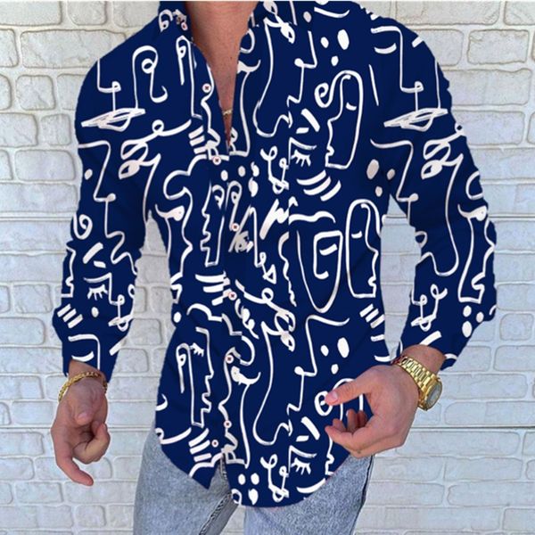 color pattern pattern men s long-sleeved shirt comfortable fit fashion retro style travel office entertainment, White;black
color pattern pattern men s long-sleeved shirt comfortable fit fashion retro style travel office entertainment, White;black