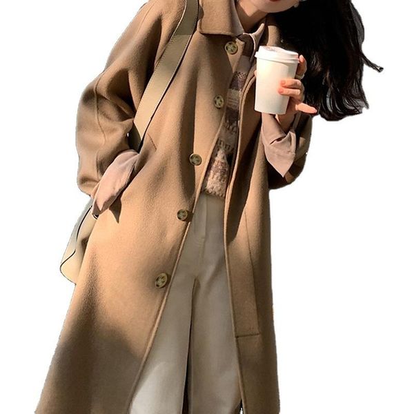 women's wool & blends simeng monika coat ~ 100 pieces of high count tsuen double faced tweed medium length, Black
women's wool & blends simeng monika coat ~ 100 pieces of high count tsuen double faced tweed medium length, Black