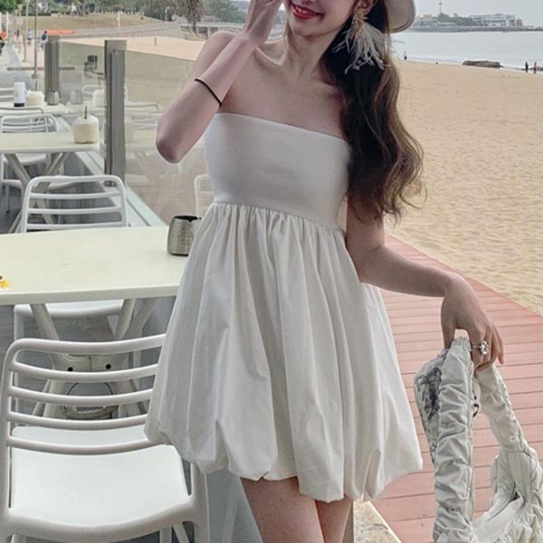casual dresses fashion women 2021 summer dress luxury famous strapless party style vintage ball gown vestido de mujer, Black;gray
casual dresses fashion women 2021 summer dress luxury famous strapless party style vintage ball gown vestido de mujer, Black;gray