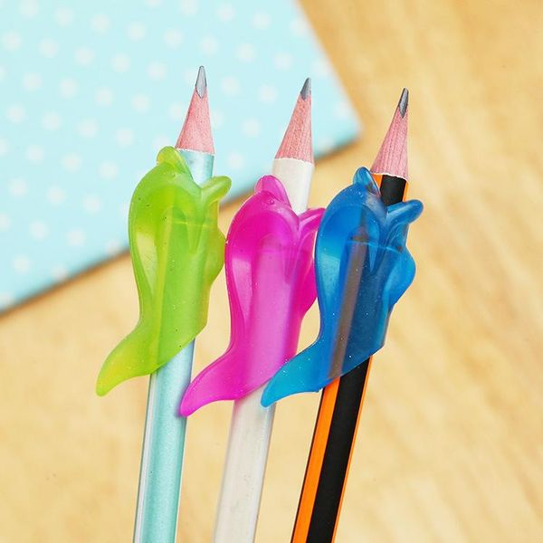 refills 3pcs cute children students pencil holding practise dolphin fish writing posture correction device silicone hold a pen corrector, Black;red
refills 3pcs cute children students pencil holding practise dolphin fish writing posture correction device silicone hold a pen corrector, Black;red