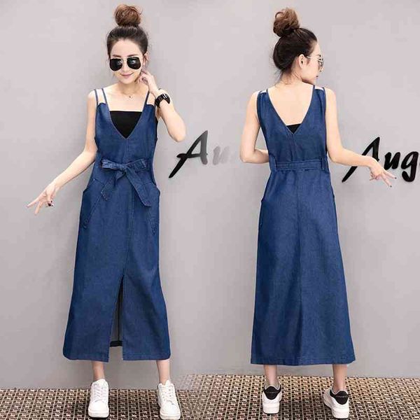 summer autumn long dress bow sashes denim es women sundress casual jeans with pockets overalls cotton 210603, Black;gray
summer autumn long dress bow sashes denim es women sundress casual jeans with pockets overalls cotton 210603, Black;gray