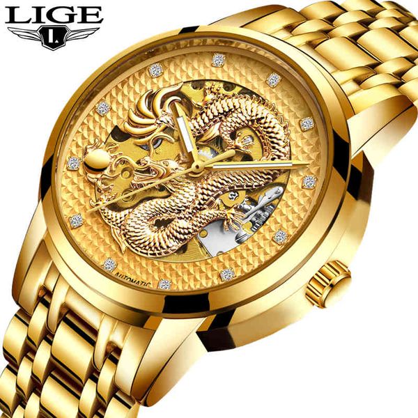automatic mechanical gold dragon watch men chinese style es gentlemen rvs waterproof relogio masculino, Slivery;brown
automatic mechanical gold dragon watch men chinese style es gentlemen rvs waterproof relogio masculino, Slivery;brown