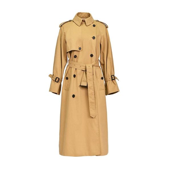women's trench coats shuchan cotton 2021 autumn long coat women windbreaker womens double breasted streetwear wide-waisted fall 2039, Tan;black
women's trench coats shuchan cotton 2021 autumn long coat women windbreaker womens double breasted streetwear wide-waisted fall 2039, Tan;black