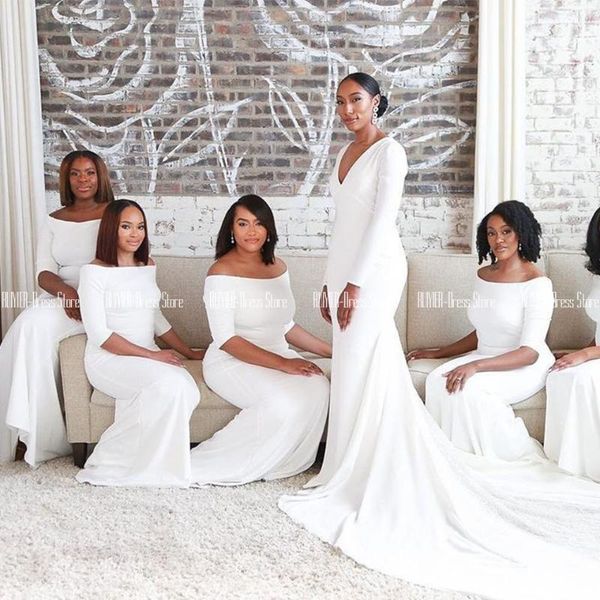 bridesmaid dress white dresses boat neck half sleeves sheath wedding guest zipper up back long prom gown plus size, White;pink
bridesmaid dress white dresses boat neck half sleeves sheath wedding guest zipper up back long prom gown plus size, White;pink