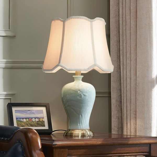 table lamps modern simple ceramic lamp bedside for bedroom creative and slightly luxury home warm living room study
table lamps modern simple ceramic lamp bedside for bedroom creative and slightly luxury home warm living room study