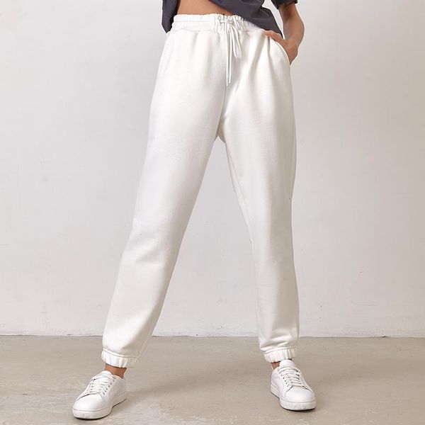 women's pants & capris jryyt high waist fleece pencil women autumn winter drawstring thick trousers cotton pocket casual sweatpants, Black;white
women's pants & capris jryyt high waist fleece pencil women autumn winter drawstring thick trousers cotton pocket casual sweatpants, Black;white