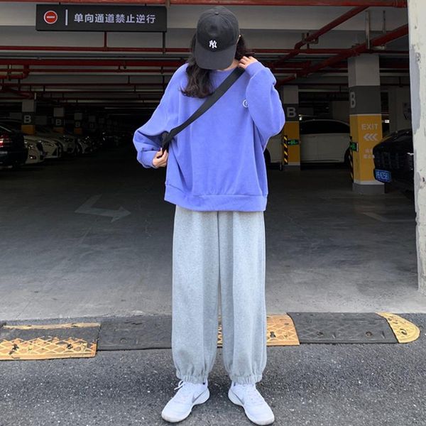 women's hoodies & sweatshirts pullover sweatshirt fall 2021 korean version casual suit western style age reduction wide leg pants fashi, Black
women's hoodies & sweatshirts pullover sweatshirt fall 2021 korean version casual suit western style age reduction wide leg pants fashi, Black