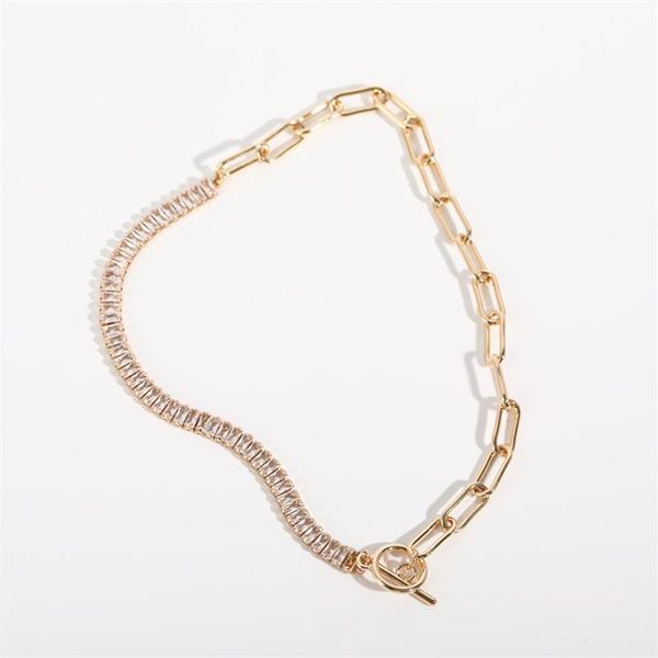 chokers hiphop clavicle chain chocker thick ot clasp zircon stitching necklaces exaggerated design women 2021, Golden;silver
chokers hiphop clavicle chain chocker thick ot clasp zircon stitching necklaces exaggerated design women 2021, Golden;silver