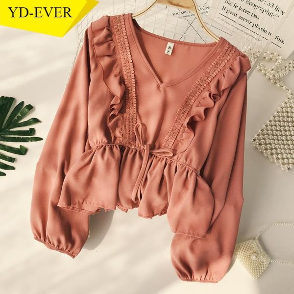 women's blouses & shirts 2021 spring autumn drawstring sash ruffles women blouse v-neck lace patchwork vintage blusa solid fashion lad, White
women's blouses & shirts 2021 spring autumn drawstring sash ruffles women blouse v-neck lace patchwork vintage blusa solid fashion lad, White