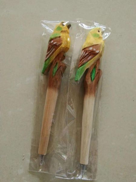 ballpoint pens 5-100pcs promotional wood craft yellow green pen basswood bird gift handmade carved colored, Blue;orange
ballpoint pens 5-100pcs promotional wood craft yellow green pen basswood bird gift handmade carved colored, Blue;orange