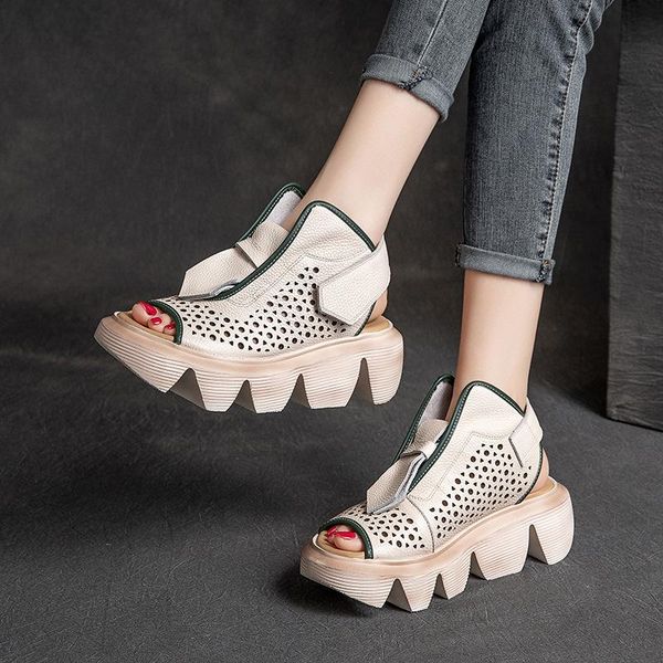 sandals yourseason genuine leather hook loop ladies 2021 hollow concise women casual platform vintage summer shoes wedges, Black
sandals yourseason genuine leather hook loop ladies 2021 hollow concise women casual platform vintage summer shoes wedges, Black
