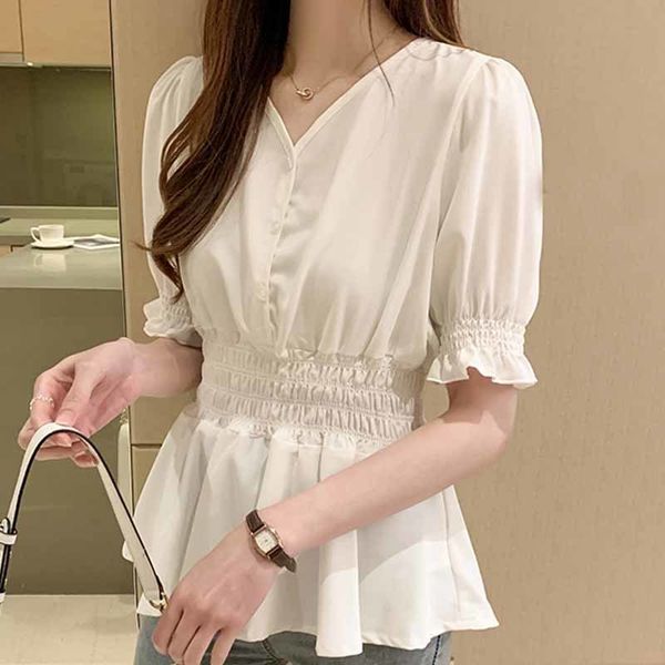 women blouses blusas mujer de moda blouse women short sleeve v-neck white chiffon blouse shirt women shirts blusa d302 210426
women blouses blusas mujer de moda blouse women short sleeve v-neck white chiffon blouse shirt women shirts blusa d302 210426