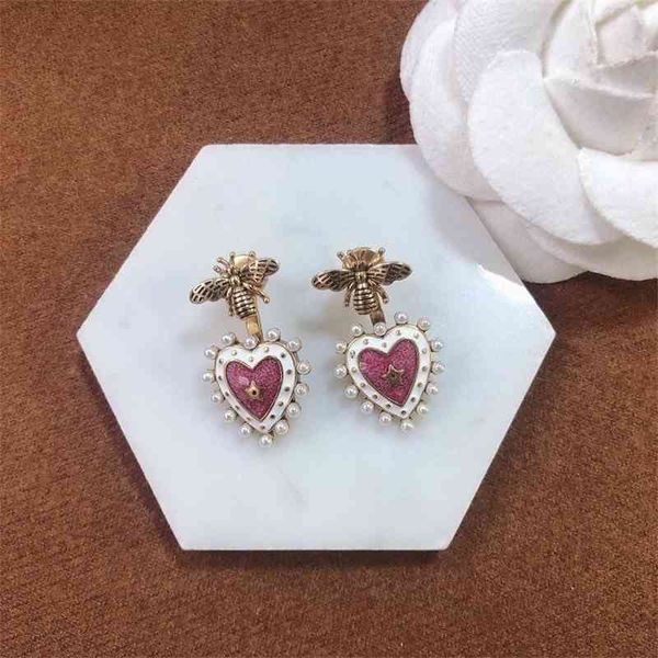 75% off outlet online new bee heart pearl fashion fashion influenza earrings, Silver
75% off outlet online new bee heart pearl fashion fashion influenza earrings, Silver