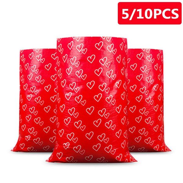 5/10pcs pp woven package bag red heart patern packing moving bags home beding clothes storage large size gift wrap
5/10pcs pp woven package bag red heart patern packing moving bags home beding clothes storage large size gift wrap