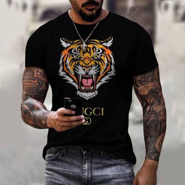 men's t-shirts summer tiger print shirt harajuku t-shirt casual fashion plus size cotton short sleeve, White;black
men's t-shirts summer tiger print shirt harajuku t-shirt casual fashion plus size cotton short sleeve, White;black