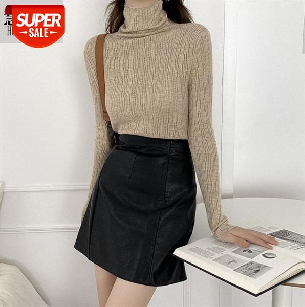 korean version of the pile collar six wool knitted sweater base hollow out all-match foreign simple #cq33, Black;gray
korean version of the pile collar six wool knitted sweater base hollow out all-match foreign simple #cq33, Black;gray