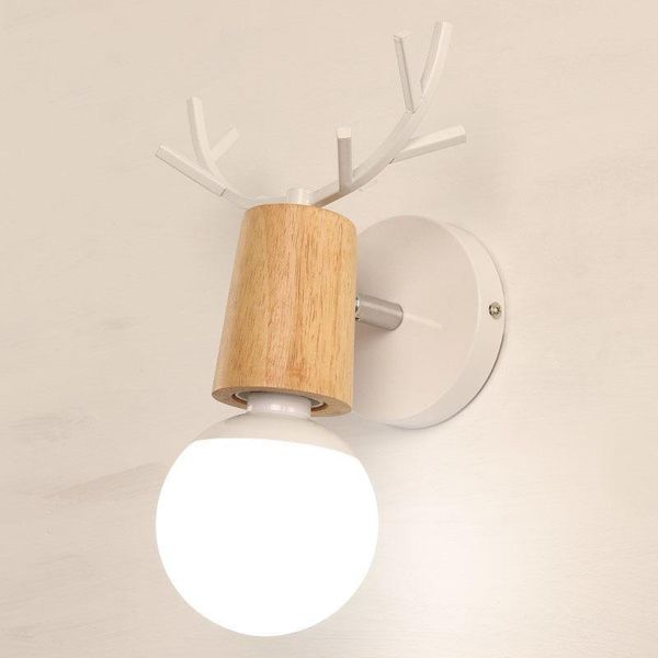 modern minimalist antler log personality wrought iron wooden wall lamps bedroom corridor children's room background light lamp
modern minimalist antler log personality wrought iron wooden wall lamps bedroom corridor children's room background light lamp