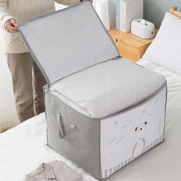 clothing & wardrobe storage travel folding bag moving clothes quilt towel packing non-woven dustproof and breathable bear zipper organizer
clothing & wardrobe storage travel folding bag moving clothes quilt towel packing non-woven dustproof and breathable bear zipper organizer