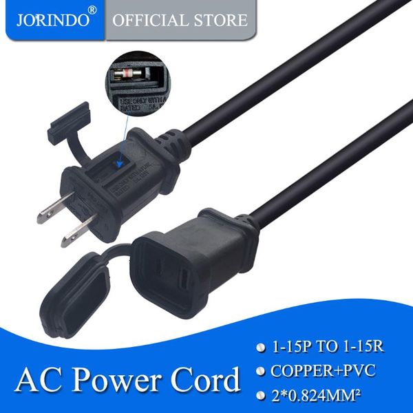 smart power plugs jorindo 1m/3.2ft,nema 1-15p to 1-15r extension cable,with waterproof cover american standard 2 pin with 5a fuse cable
smart power plugs jorindo 1m/3.2ft,nema 1-15p to 1-15r extension cable,with waterproof cover american standard 2 pin with 5a fuse cable