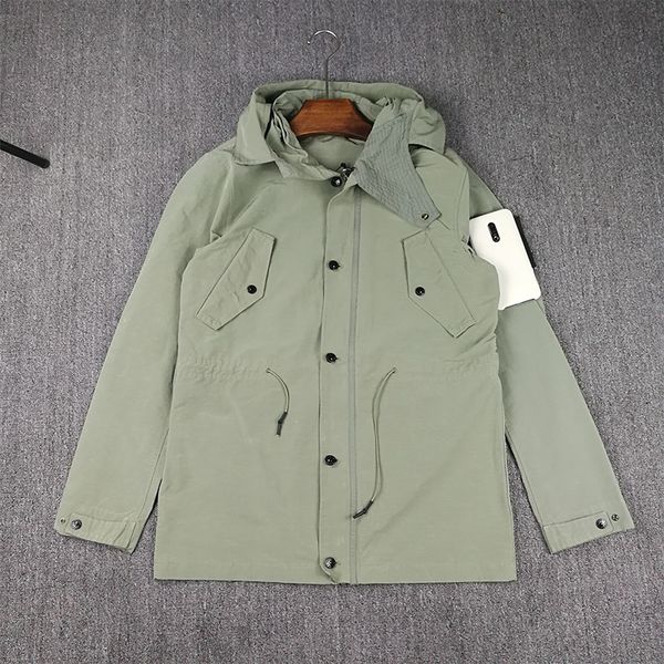 stone pirates 21ss compass sign hooded jacket men's multi pocket functional style spring and autumn thin coat, Black;brown
stone pirates 21ss compass sign hooded jacket men's multi pocket functional style spring and autumn thin coat, Black;brown