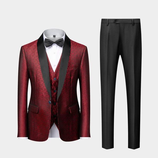 men's suits & blazers fegkzli mens casual wedding slim fit party dress suit business office blazer+pants+vest 3 pieces, White;black
men's suits & blazers fegkzli mens casual wedding slim fit party dress suit business office blazer+pants+vest 3 pieces, White;black