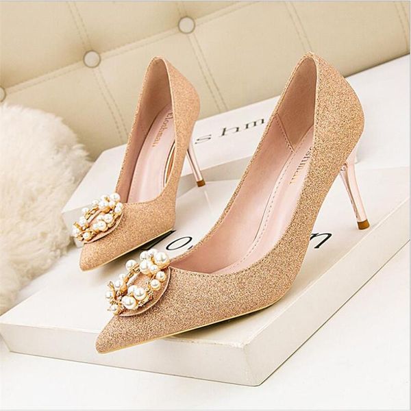 dress shoes 2021 women pumps rhinestone high heels pointed toe crystal pearl party wedding, Black
dress shoes 2021 women pumps rhinestone high heels pointed toe crystal pearl party wedding, Black