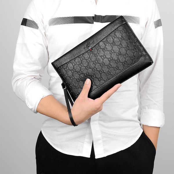 hand bag men's handbag fashion embossed envelope large capacity ipad business, Red;black
hand bag men's handbag fashion embossed envelope large capacity ipad business, Red;black