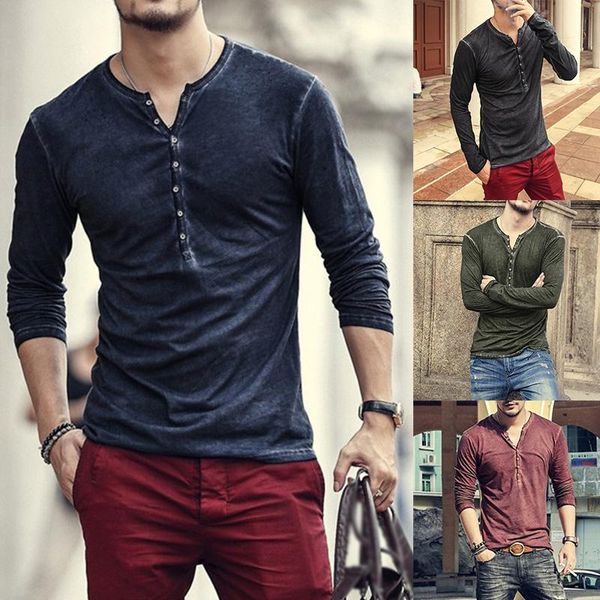 men's t-shirts 2021 men tee shirt v-neck long sleeve tee& stylish slim buttons t-shirt autumn casual solid male clothing plus size 2xl, White;black
men's t-shirts 2021 men tee shirt v-neck long sleeve tee& stylish slim buttons t-shirt autumn casual solid male clothing plus size 2xl, White;black