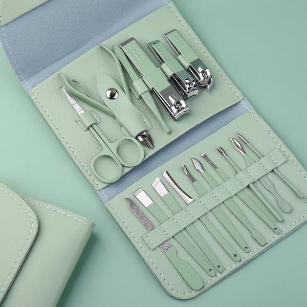 nail art kits 16/12/4pcs matcha green manicure set stainless steel clippers beauty pliers scissors pedicure tools
nail art kits 16/12/4pcs matcha green manicure set stainless steel clippers beauty pliers scissors pedicure tools