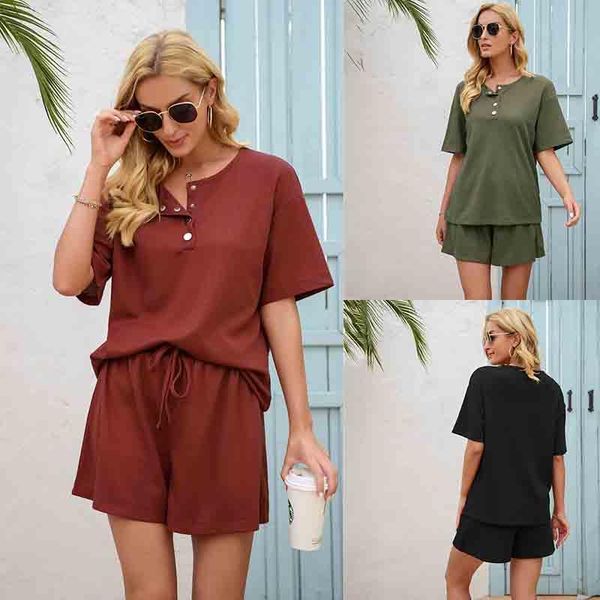 women's tracksuits summer suit two pieces tracksuit short sleeve sports suits women 2021 casual elastic waist lady set, Gray
women's tracksuits summer suit two pieces tracksuit short sleeve sports suits women 2021 casual elastic waist lady set, Gray