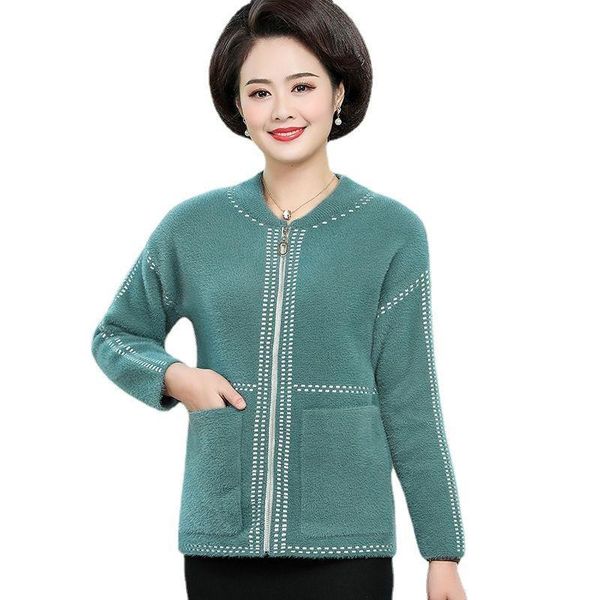 women's fur & faux mom's autumn and winter clothes are foreign-style imitation mink velvet clothes. middle aged elderly spring clo, Black
women's fur & faux mom's autumn and winter clothes are foreign-style imitation mink velvet clothes. middle aged elderly spring clo, Black