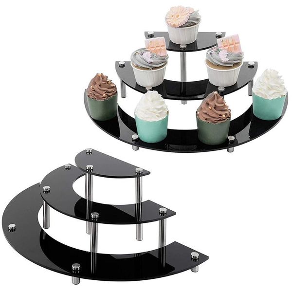 other bakeware 3-layer multifunctional semicircle acrylic jewelry display rack cake deskholder tableretail stand vc
other bakeware 3-layer multifunctional semicircle acrylic jewelry display rack cake deskholder tableretail stand vc