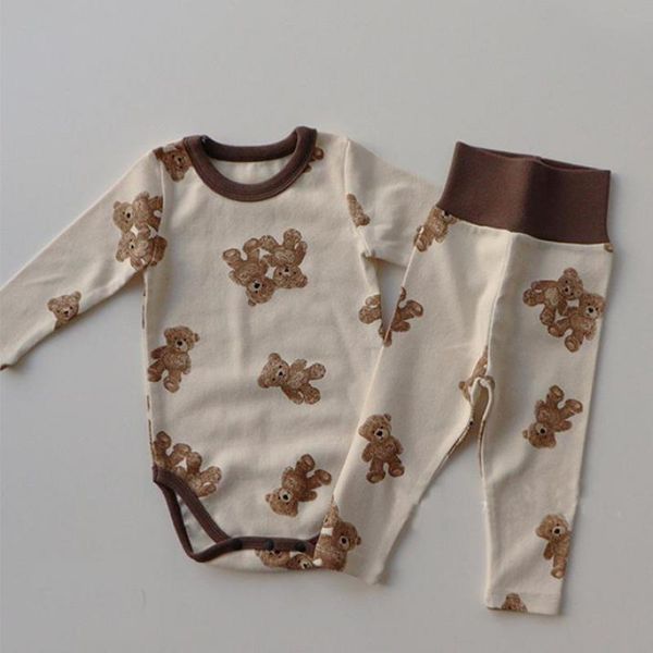 toddler spring new baby boys girls clothes set bunny bear kids long sleeve bodysuit and pants cotton children 2pcs suit 210413, White
toddler spring new baby boys girls clothes set bunny bear kids long sleeve bodysuit and pants cotton children 2pcs suit 210413, White
