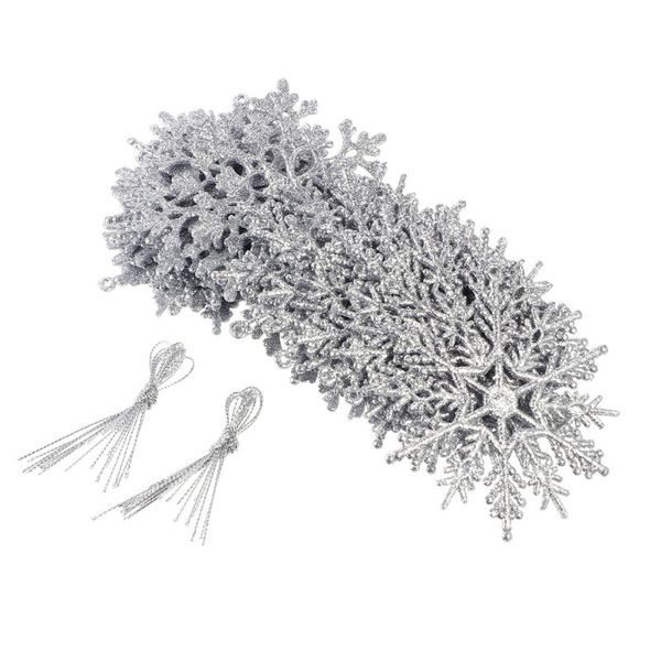 christmas decorations 24pcs showcase pendants xmas tree ornaments snowflake (silver)
christmas decorations 24pcs showcase pendants xmas tree ornaments snowflake (silver)