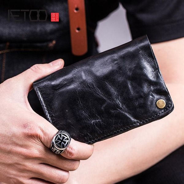 men's leather short wallet, personalized retro soft trendy wallet wallets, Red;black
men's leather short wallet, personalized retro soft trendy wallet wallets, Red;black