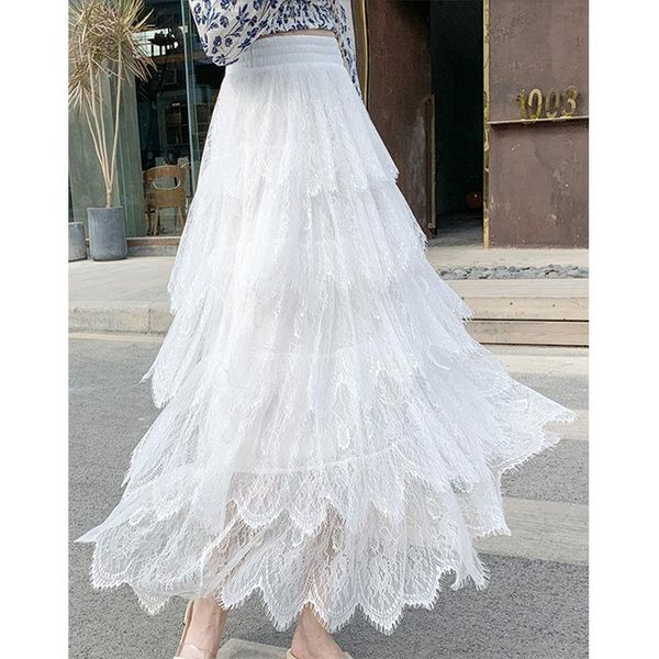 skirts 2021 spring autumn women fashion style lace elastic high waist solid all-match slimming highstreet cake 3 colors y348, Black
skirts 2021 spring autumn women fashion style lace elastic high waist solid all-match slimming highstreet cake 3 colors y348, Black