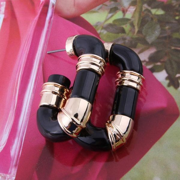 hoop & huggie fashion earrings ear ring gold color resin earring for women de mujer metal brand boucles oorbellen, Golden;silver
hoop & huggie fashion earrings ear ring gold color resin earring for women de mujer metal brand boucles oorbellen, Golden;silver
