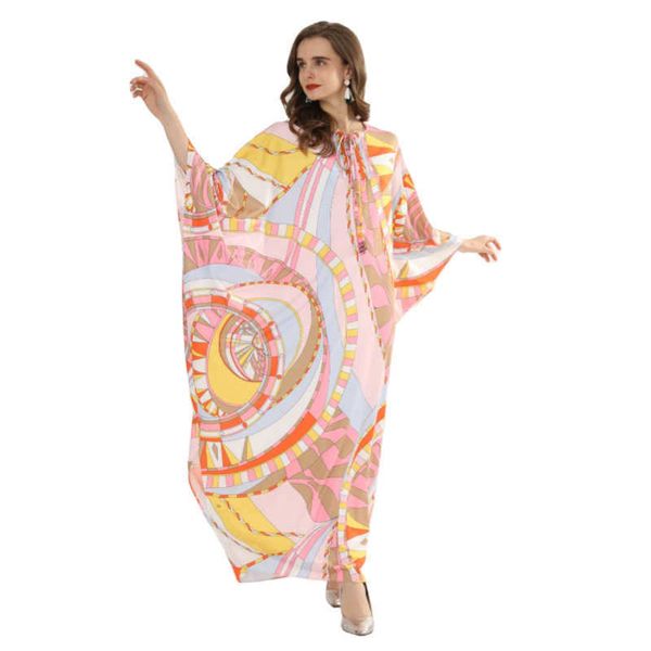 plus size robe print knitted silk o-neck batwing sleeve loose ankle-length bohemian summer dresses women 210615, Black;gray
plus size robe print knitted silk o-neck batwing sleeve loose ankle-length bohemian summer dresses women 210615, Black;gray