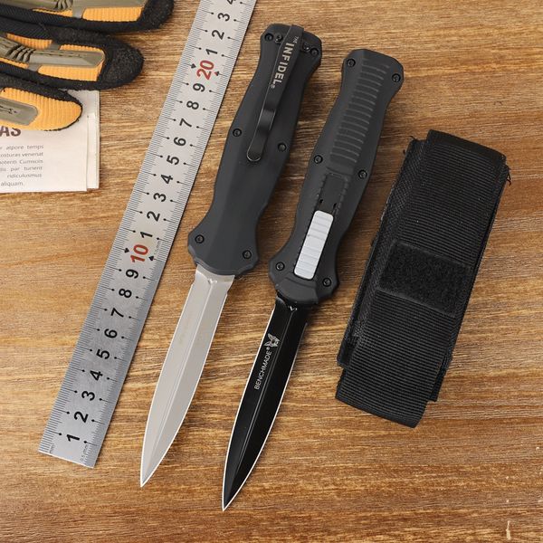 benchmade bm 3300 3310bk infidel knife otf d2 steel automatic knife tactical survival double action edc knives tool
benchmade bm 3300 3310bk infidel knife otf d2 steel automatic knife tactical survival double action edc knives tool