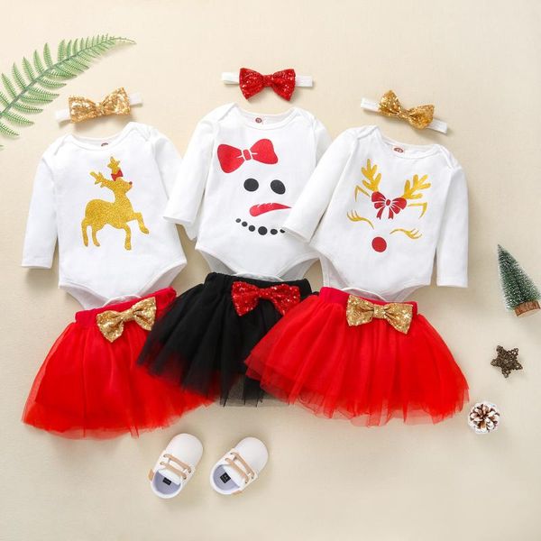 clothing sets infant baby girls christmas xmas cartoon deer snowman long sleeve bodysuit+tulle skirts outfits born clothes, White
clothing sets infant baby girls christmas xmas cartoon deer snowman long sleeve bodysuit+tulle skirts outfits born clothes, White