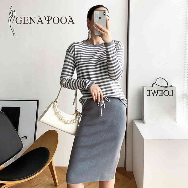 genayooa knit striped skirt pullover two office lady elastic waist 2 piece set women korean autumn winter 210417, White
genayooa knit striped skirt pullover two office lady elastic waist 2 piece set women korean autumn winter 210417, White