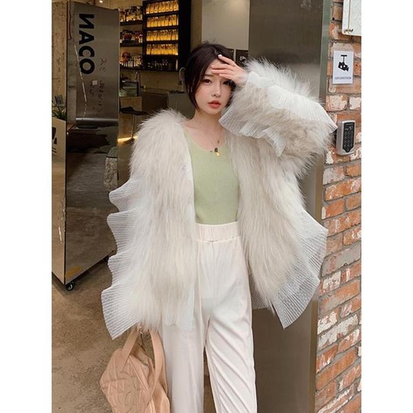 women's fur & faux 2021 autumn winter women imitation coats female short thick warm jackets ladies long sleeve lace overcoats t909, Black
women's fur & faux 2021 autumn winter women imitation coats female short thick warm jackets ladies long sleeve lace overcoats t909, Black