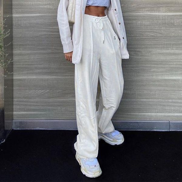 autumn women's pants white buds drape high-waist straight-leg women all-match casual straight solid color & capris, Black;white
autumn women's pants white buds drape high-waist straight-leg women all-match casual straight solid color & capris, Black;white