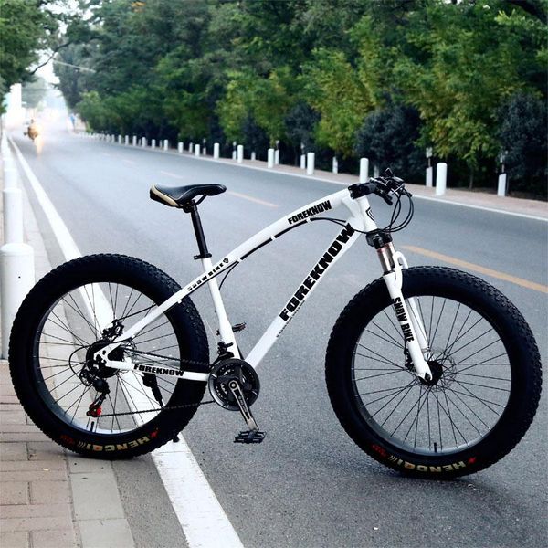 bicycle snow bike men and women mountain cross country muscle thick wide tire speed student disc brakes absorber bikes
bicycle snow bike men and women mountain cross country muscle thick wide tire speed student disc brakes absorber bikes