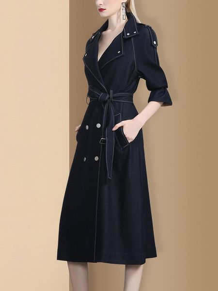 women's trench coats long temperament goddess fan handsome and capable windbreaker spring 2021 irregular knee fashion coat, Tan;black
women's trench coats long temperament goddess fan handsome and capable windbreaker spring 2021 irregular knee fashion coat, Tan;black