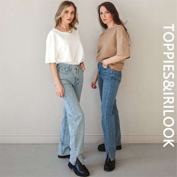 ies woman long jeans 115 cm high waist overlength side split denim pants female trousers 210927, Blue
ies woman long jeans 115 cm high waist overlength side split denim pants female trousers 210927, Blue
