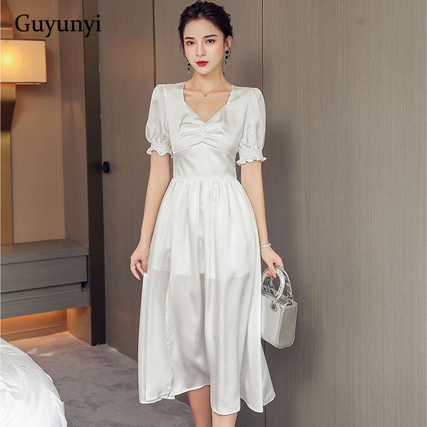 White Elegant British Style Dress 2021 Summer Puff Sleeve High Waist Drape Tight Upper Body And Loose Hem Party Dress Women, Cx2379
White Elegant British Style Dress 2021 Summer Puff Sleeve High Waist Drape Tight Upper Body And Loose Hem Party Dress Women, Cx2379