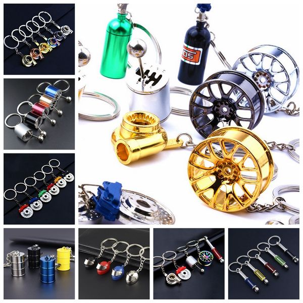 10pccreative gift car metal key chain turbine gear hub pendant brake disc shock absorber pendant helmet tire pendant, Silver
10pccreative gift car metal key chain turbine gear hub pendant brake disc shock absorber pendant helmet tire pendant, Silver