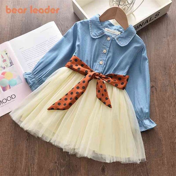 girls party dresses autumn princess dress sashes denim mesh outfits sweet kids spring clothes suits 210429, Red;yellow
girls party dresses autumn princess dress sashes denim mesh outfits sweet kids spring clothes suits 210429, Red;yellow